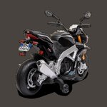 MOTO ÉLECTRIQUE ENFANT APRILIA TUONO V4 NOIR 7 sur 7