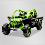buggy-electrique-enfant-smx-can-am-maverick-24v-vert-apollo 7 sur 7