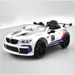 voiture-electrique-enfant-bmw-m6-gt3-blanc-apollo 2 SUR 9