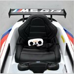 voiture-electrique-enfant-bmw-m6-gt3-blanc-apollo 8 SUR 9