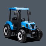 fuTRACTEUR ÉLECTRIQUE ENFANT NEW HOLLAND BLEU 1 PLACE  (1)