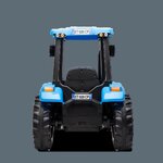 TRACTEUR ÉLECTRIQUE ENFANT NEW HOLLAND BLEU 1 PLACE  (4)