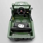 VOITURE ENFANT ÉLECTRIQUE JEEP WILLYS 1 PLACE VERT 7 sur 15