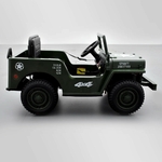 VOITURE ENFANT ÉLECTRIQUE JEEP WILLYS 1 PLACE VERT 9 sur 15