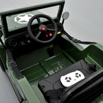 VOITURE ENFANT ÉLECTRIQUE JEEP WILLYS 1 PLACE VERT 12 sur 15