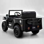 VOITURE ENFANT ÉLECTRIQUE JEEP WILLYS 1 PLACE NOIR 5 sur 15
