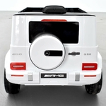 VOITURE ÉLECTRIQUE ENFANT MERCEDES BENZ AMG G63 BLANC 4 sur 15