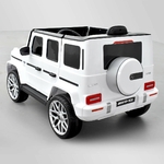 VOITURE ÉLECTRIQUE ENFANT MERCEDES BENZ AMG G63 BLANC 6 sur 15
