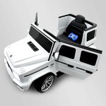 VOITURE ÉLECTRIQUE ENFANT MERCEDES BENZ AMG G63 BLANC 8 sur 15