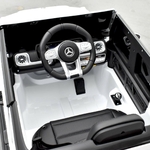 VOITURE ÉLECTRIQUE ENFANT MERCEDES BENZ AMG G63 BLANC 12 sur 15