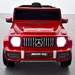 VOITURE ÉLECTRIQUE ENFANT MERCEDES BENZ AMG G63 ROUGE 3 sur 15