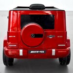 VOITURE ÉLECTRIQUE ENFANT MERCEDES BENZ AMG G63 ROUGE 4 sur 15