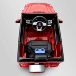 VOITURE ÉLECTRIQUE ENFANT MERCEDES BENZ AMG G63 ROUGE 7 sur 15
