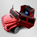 VOITURE ÉLECTRIQUE ENFANT MERCEDES BENZ AMG G63 ROUGE 8 sur 15