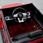 VOITURE ÉLECTRIQUE ENFANT MERCEDES BENZ AMG G63 ROUGE 12 sur 15