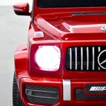 VOITURE ÉLECTRIQUE ENFANT MERCEDES BENZ AMG G63 ROUGE 13 sur 15