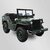 VOITURE ÉLECTRIQUE ENFANT JEEP WILLYS 3 PLACES 12V VERT 1 sur 15