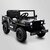 VOITURE ENFANT ÉLECTRIQUE JEEP WILLYS 1 PLACE NOIR 1 sur 15
