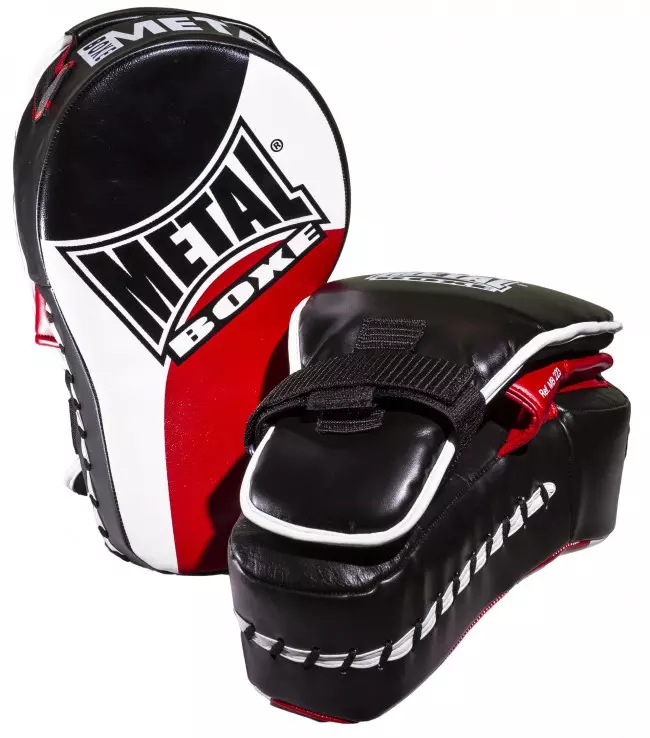 Metal boxe curved XL focus mitts