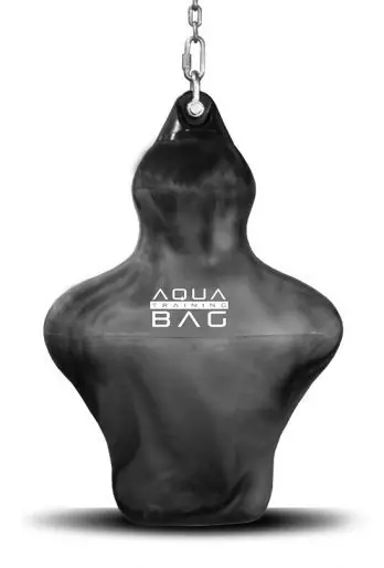 Aqua bag striking bust