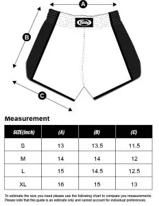 guide_taille_short_fairtex