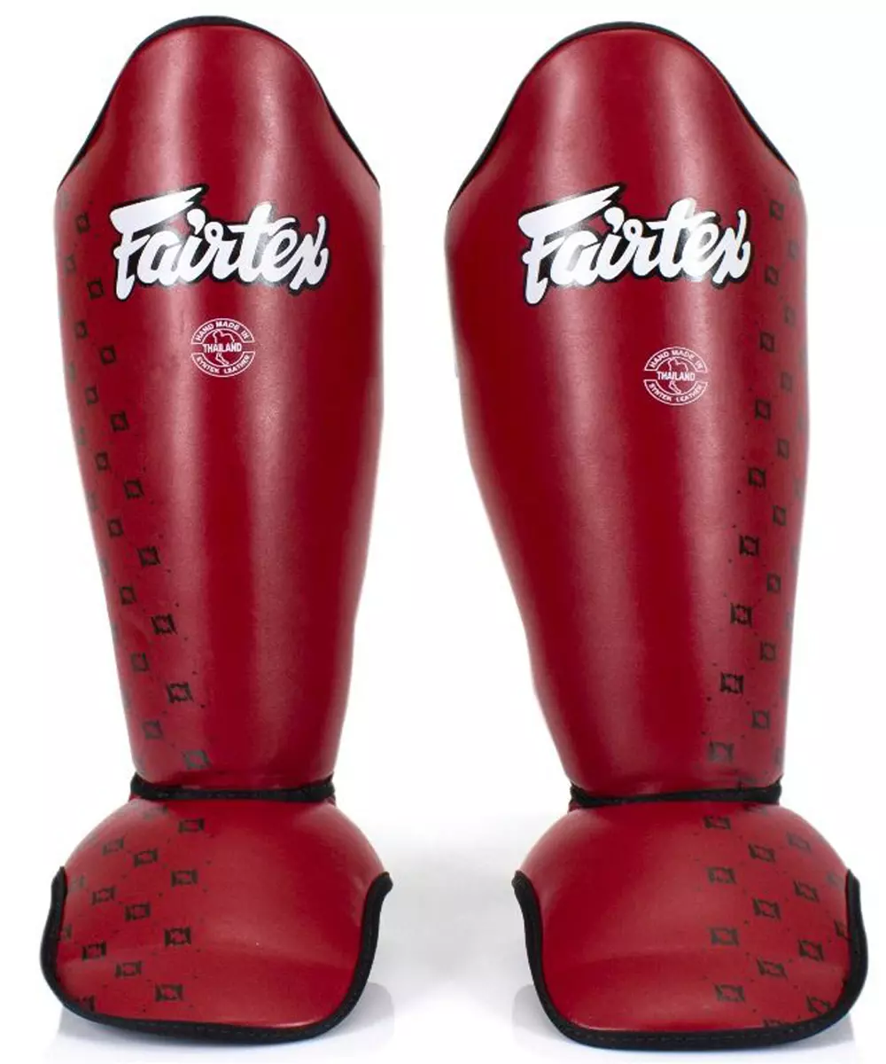 Fairtex Shin Guard Red