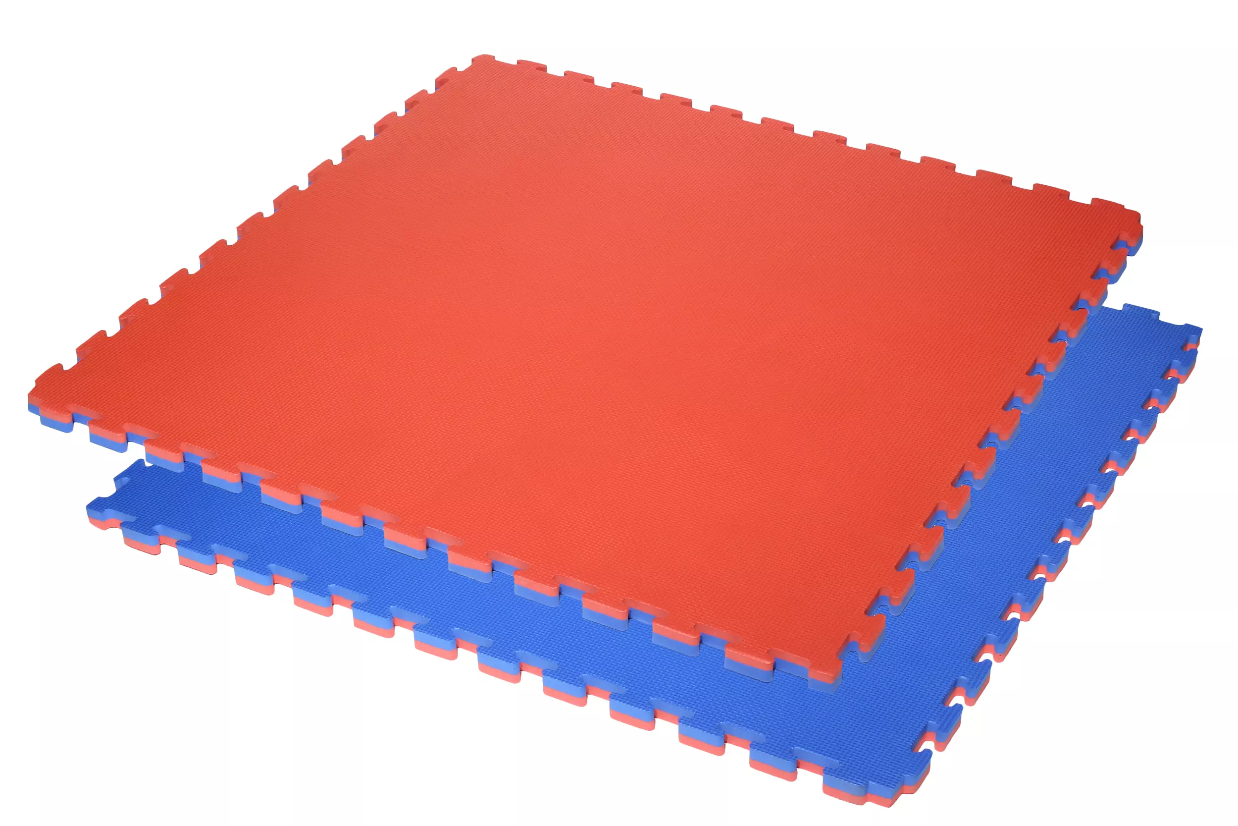 Puzzle matt 2.5 cm T motif Red and Blue