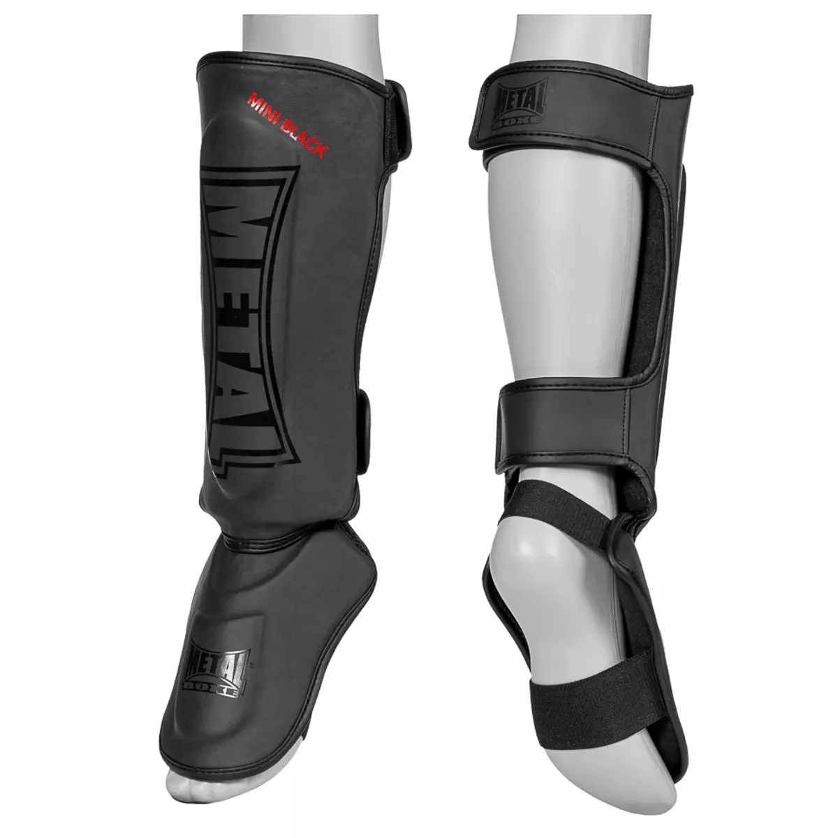 Children\'s shin guards Metal boxing Mini black