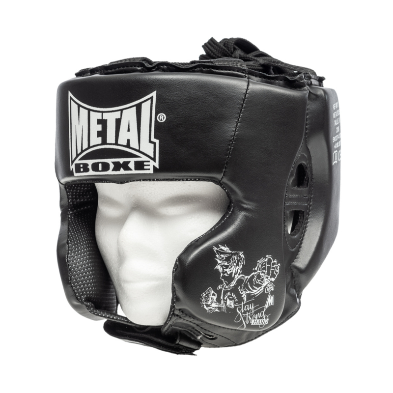 casque-metal-boxe-enfant-noir