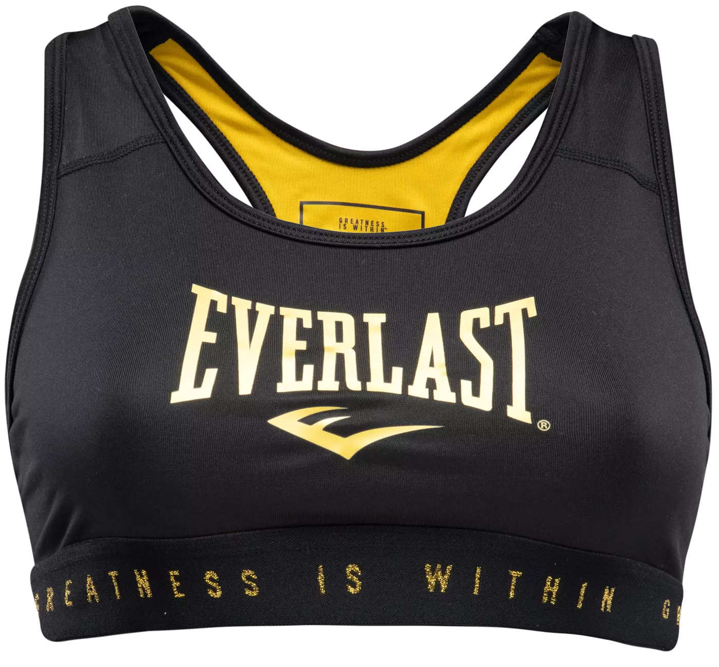 Bra Everlast Brand BR Black and Gold