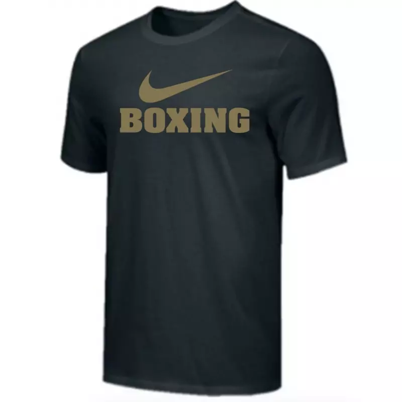 Nike boxing T-shirt Black and Gold