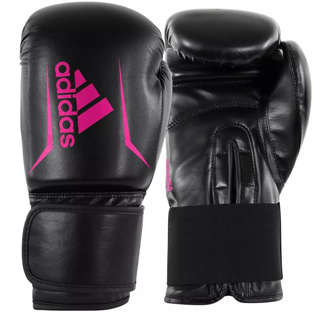 Adidas speed Boxing Gloves Black - Pink