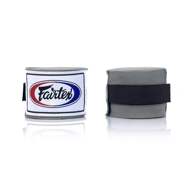 NEW-FAIRTEX-MUAY-THAI-KICK-BOXING-HAND-WRAPS-GREY-HW2