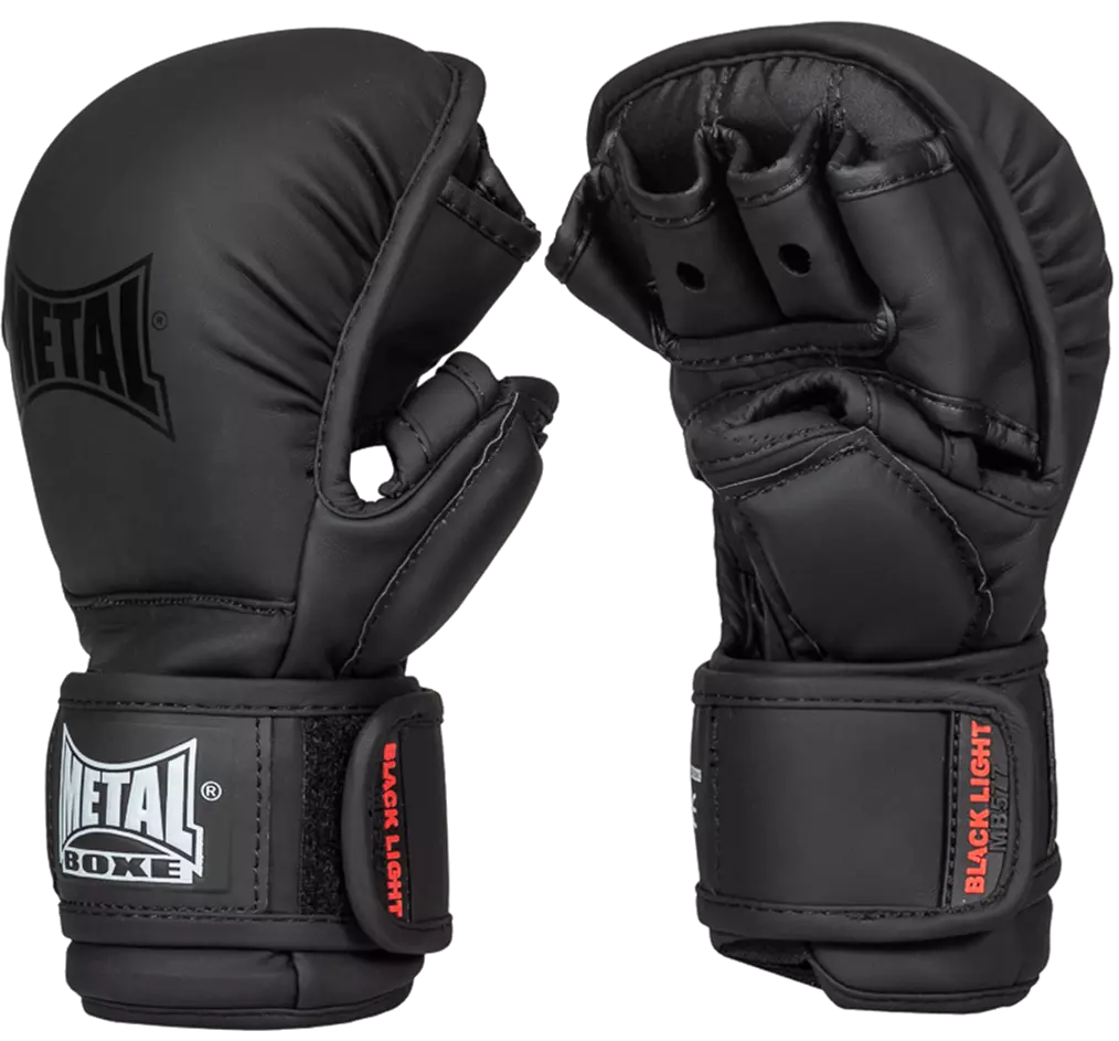 MMA Metal boxing gloves with thumb