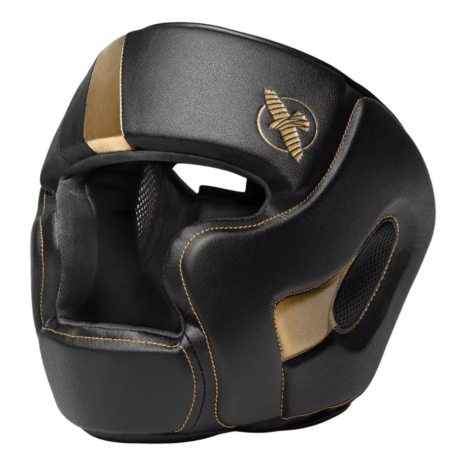 Hayabusa T3 Boxing Helmet Black - Gold