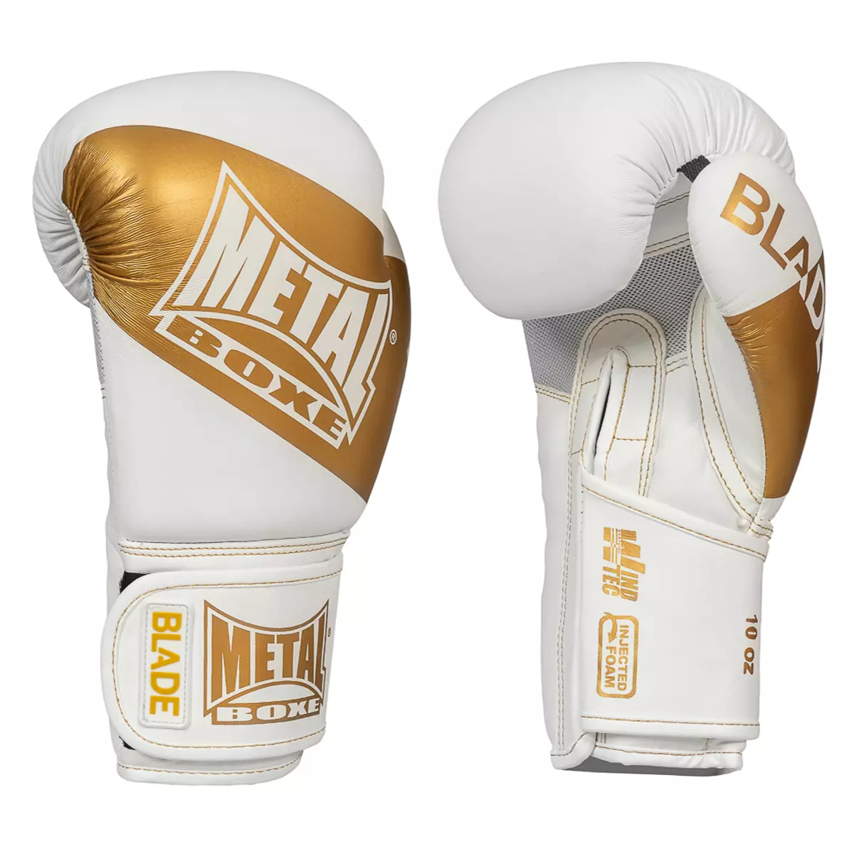 Boxing gloves Metal boxing Golden