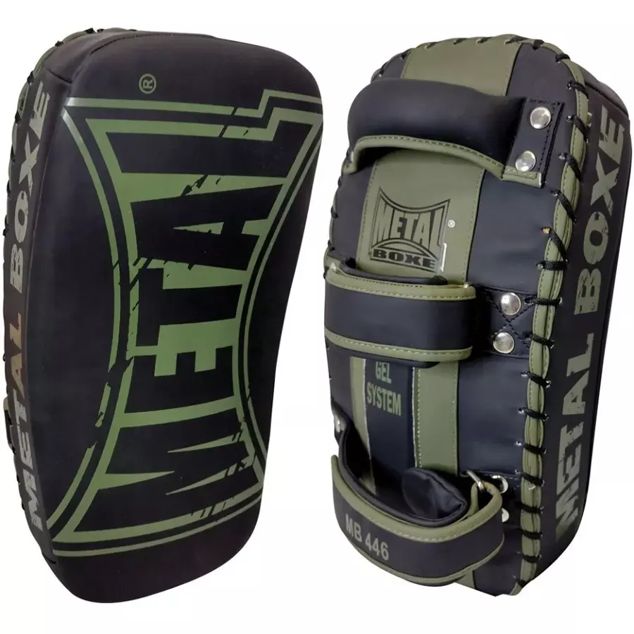 Pao Metal boxing in curved leather
