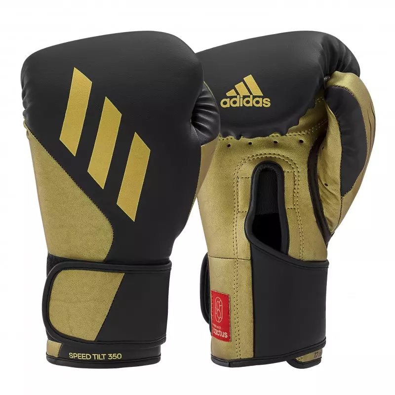 Adidas Pro training boxing gloves Black-Gold