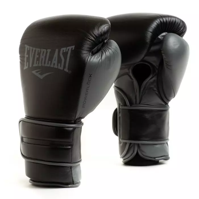 Everlast Powerlock2 Pro Boxing Gloves Black