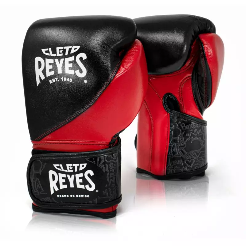 Reyes Hight precision boxing gloves - Black and Red