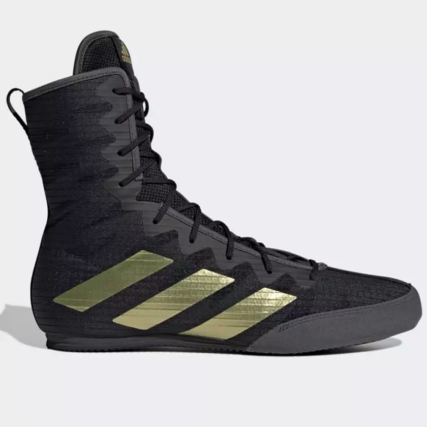 Adidas Box hog 4 English boxing shoe Black - Gold