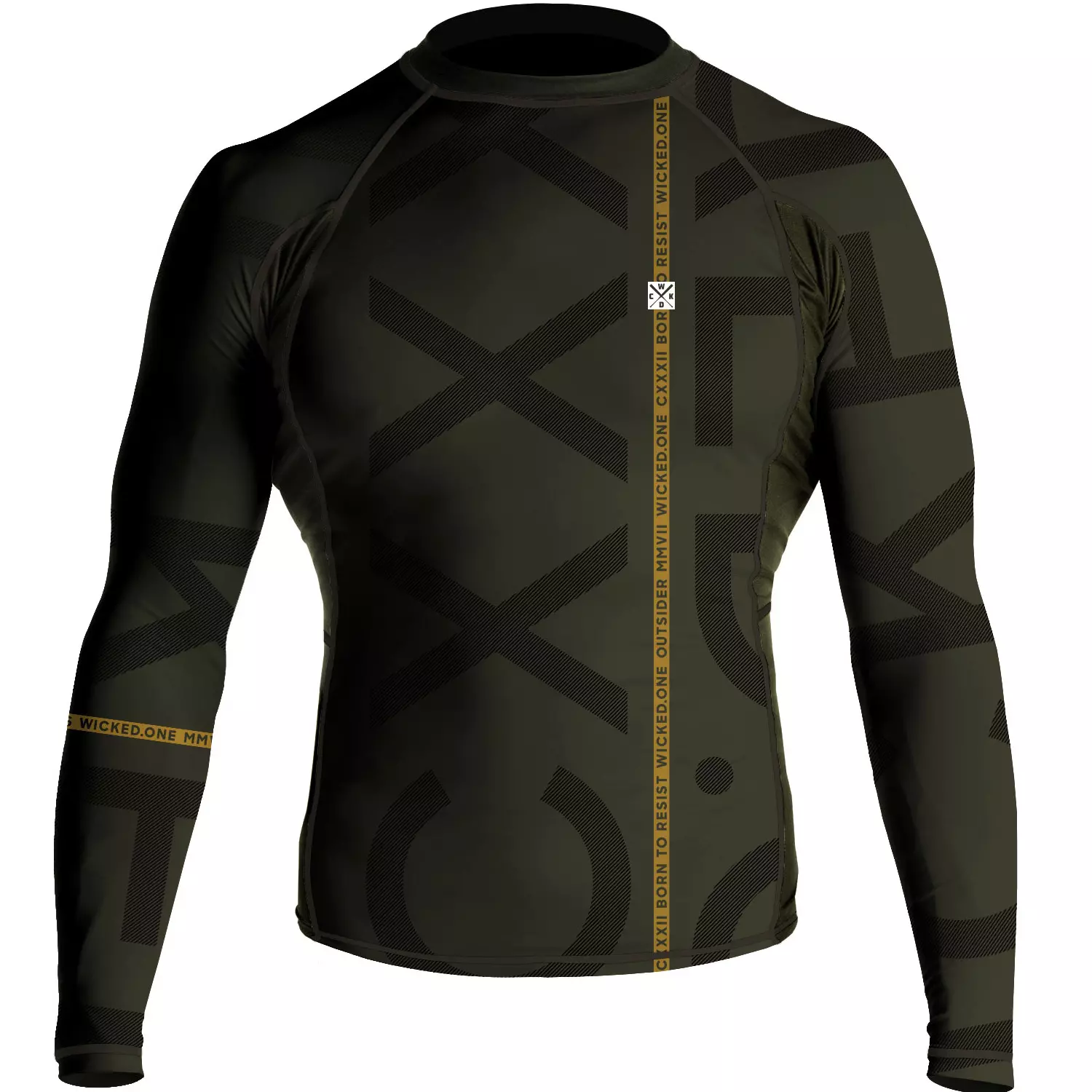Wicked One Right Rashguard - Khaki