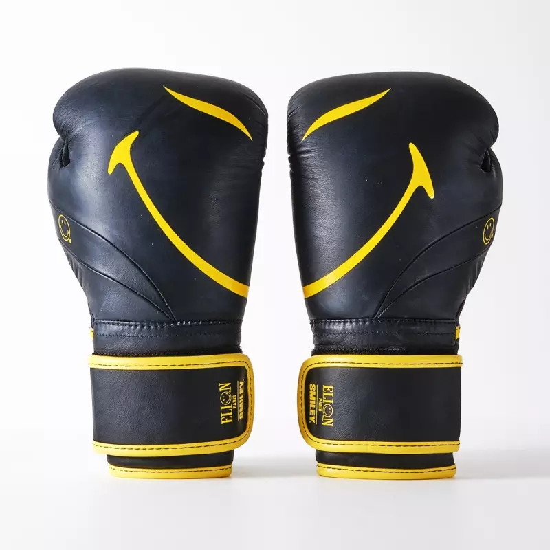 Elion Smiley 50 th Anniversary Boxing Gloves Black