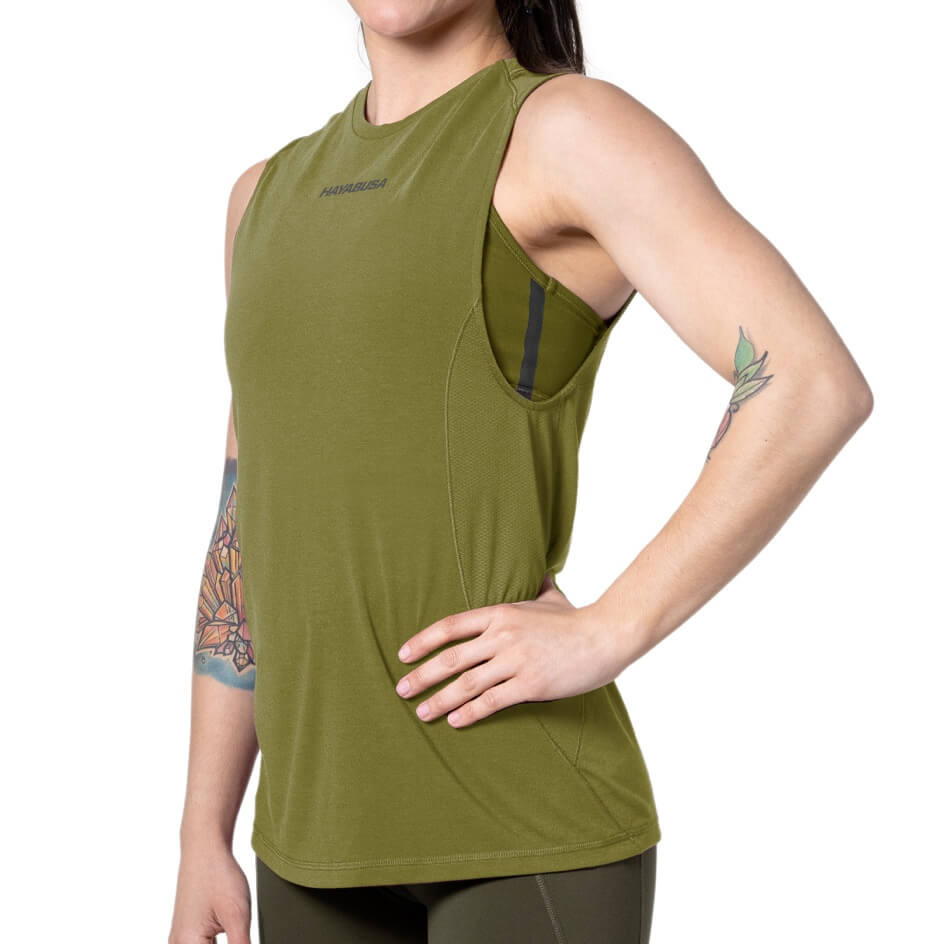 debardeur-boxe-femme-hayabusa-olive