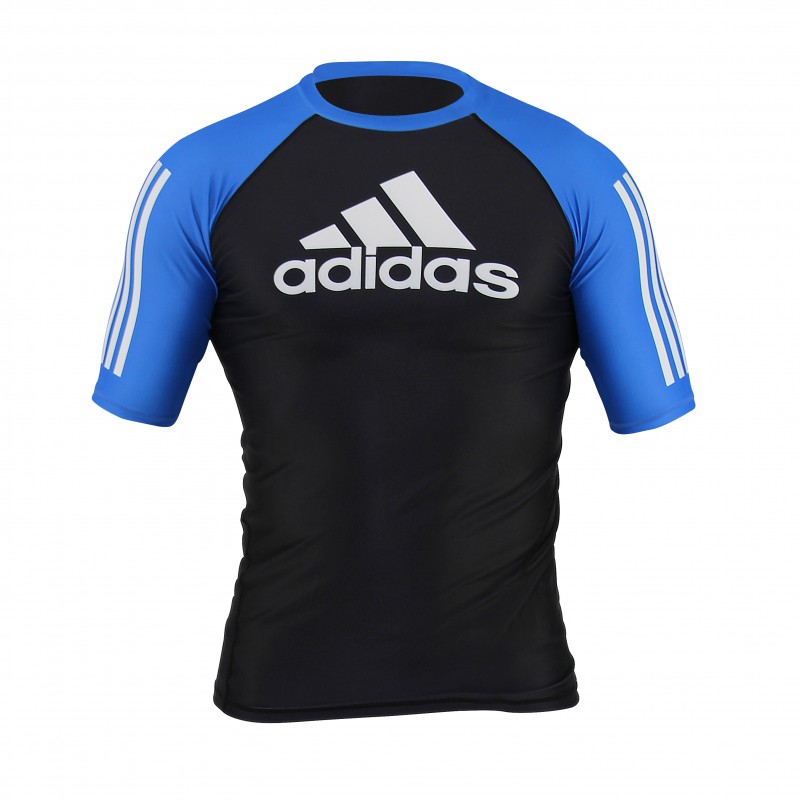 rashguard-manches-courtes-adidas-bleu