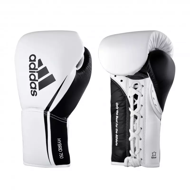 Adidas Hybrid 750 lace-up boxing gloves