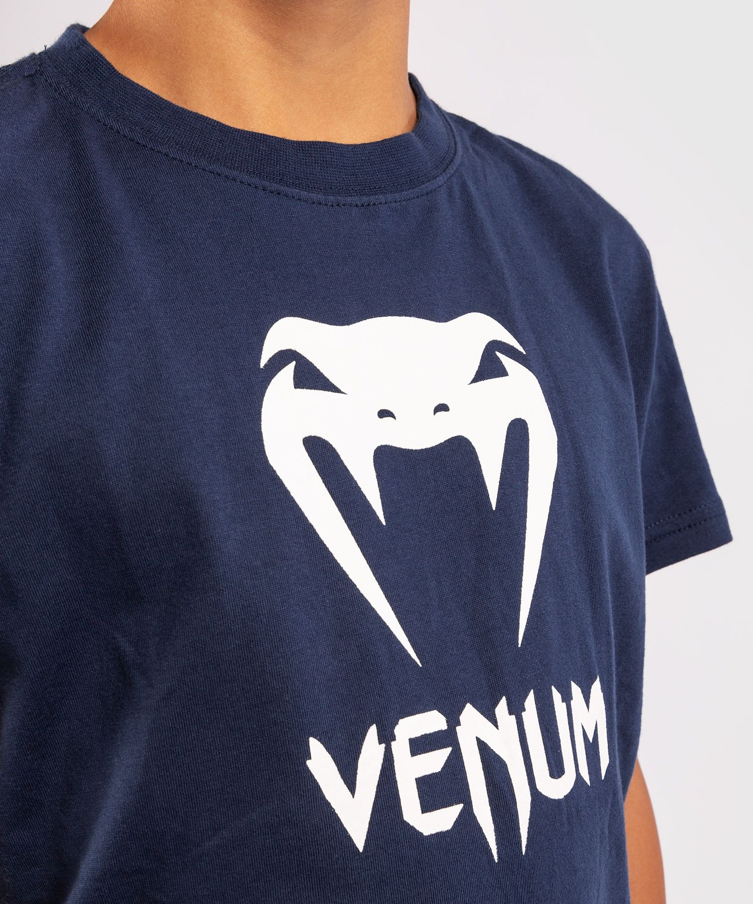t-shirt-venum-classique-bleu-enfant