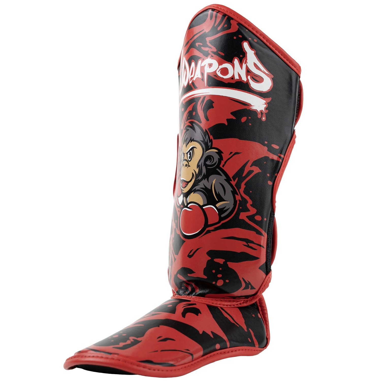 protege-tibia-pieds-8weapons-enfant-rouge-joe