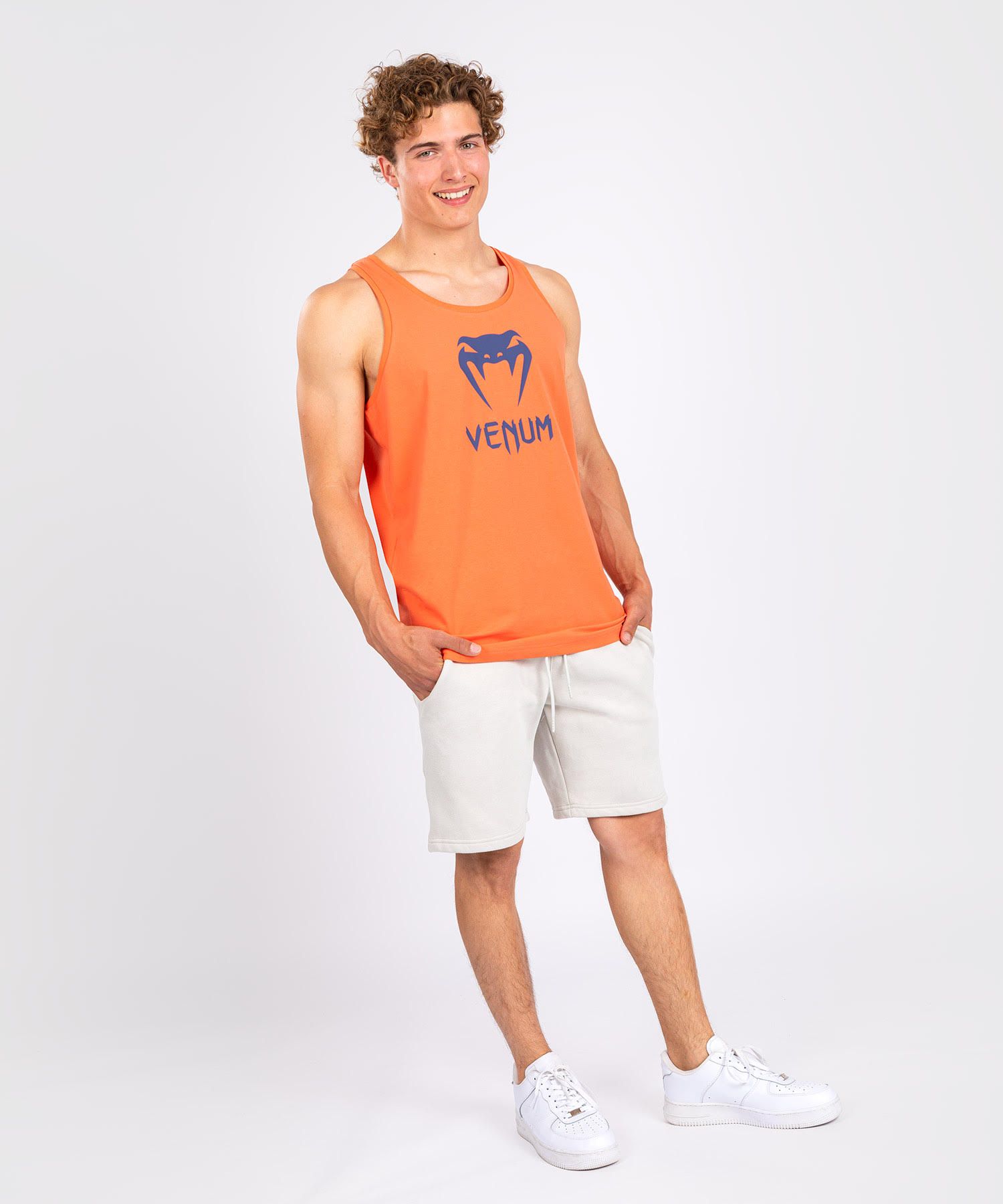 debardeur-venum-classique-orange-bleu-marine