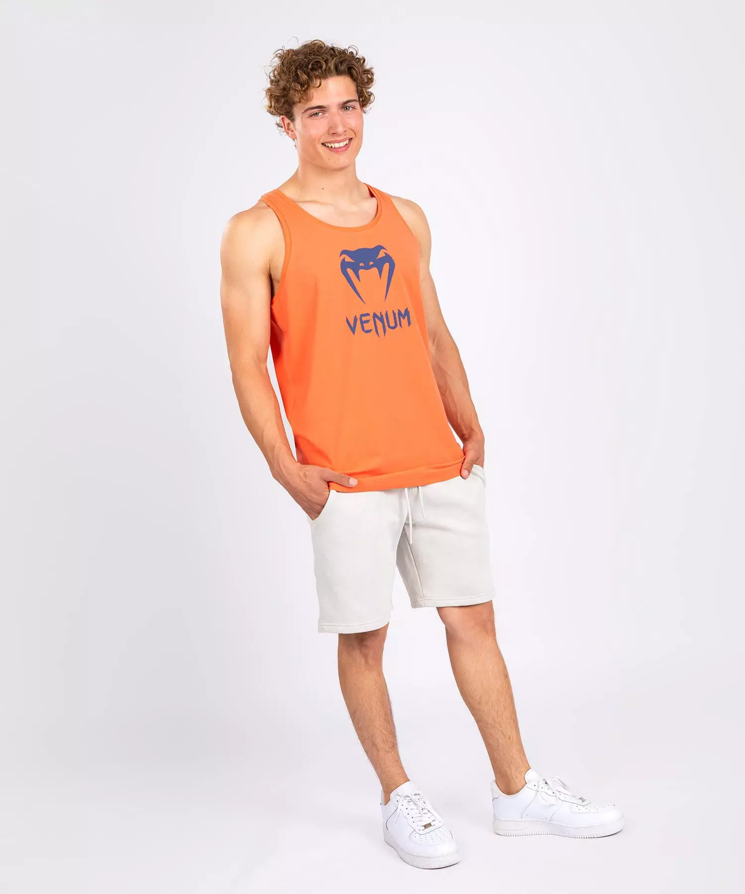 debardeur-venum-classique-orange-bleu-marine